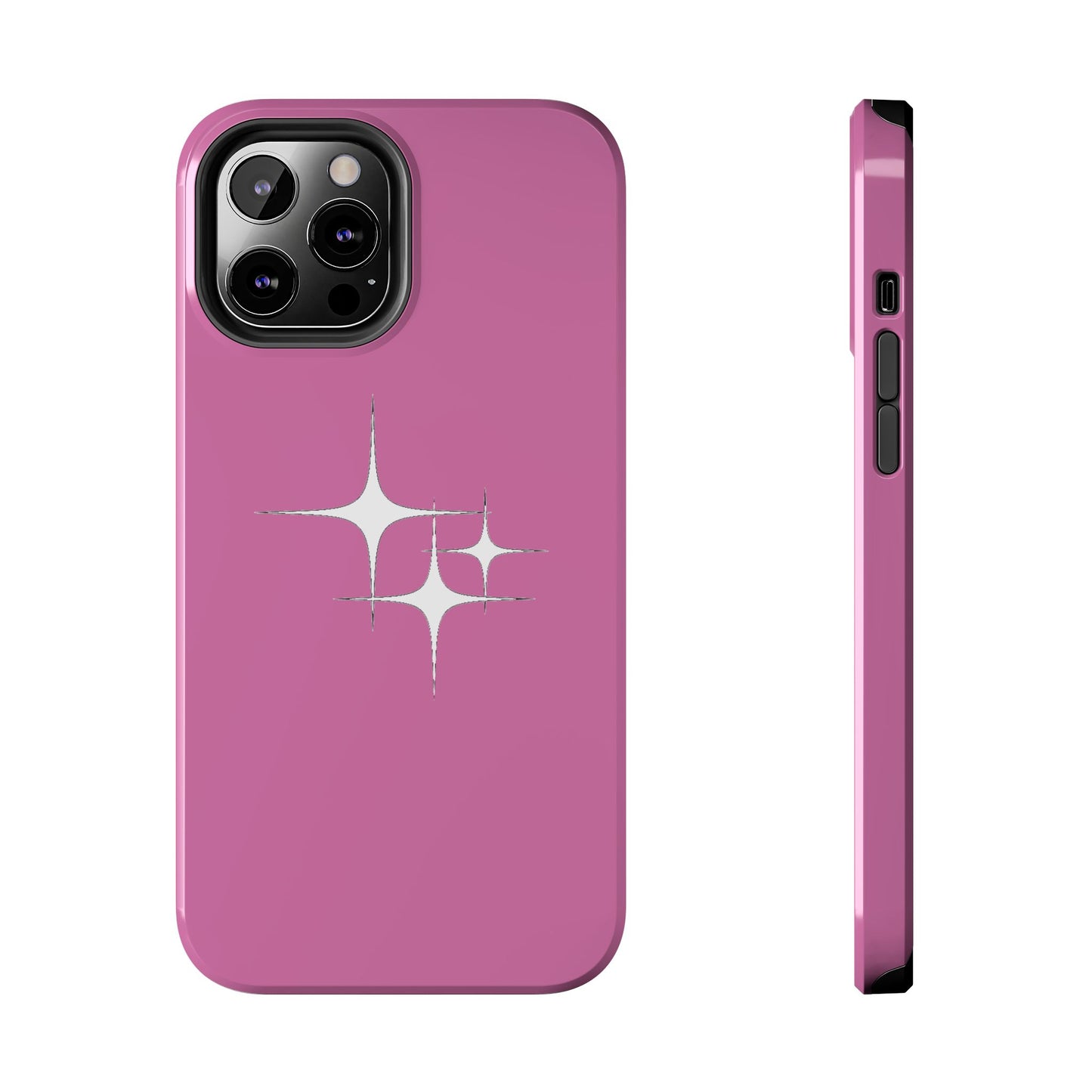 4 Point Star Case Pink