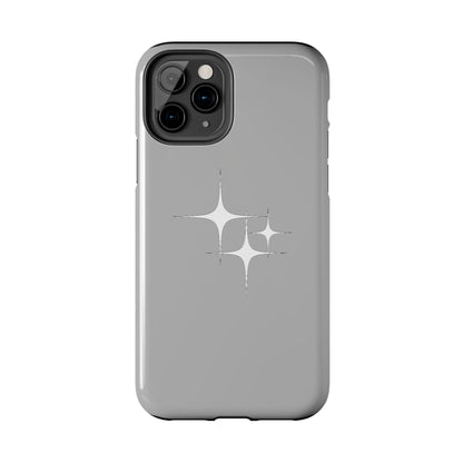 4 Point Star Case Light Grey