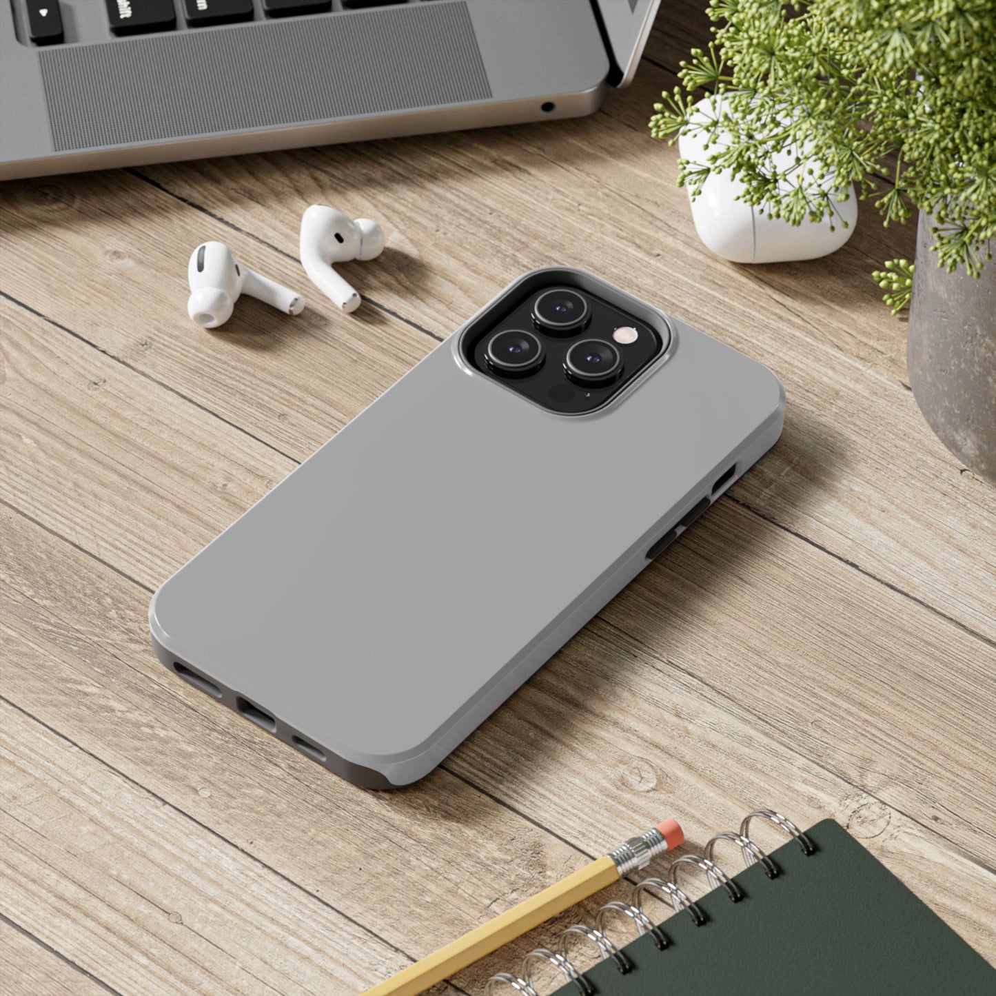 Plain Light Grey Case