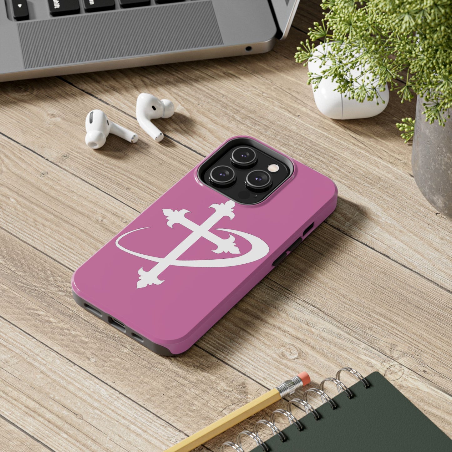 Cross Shooting Star Case Pink