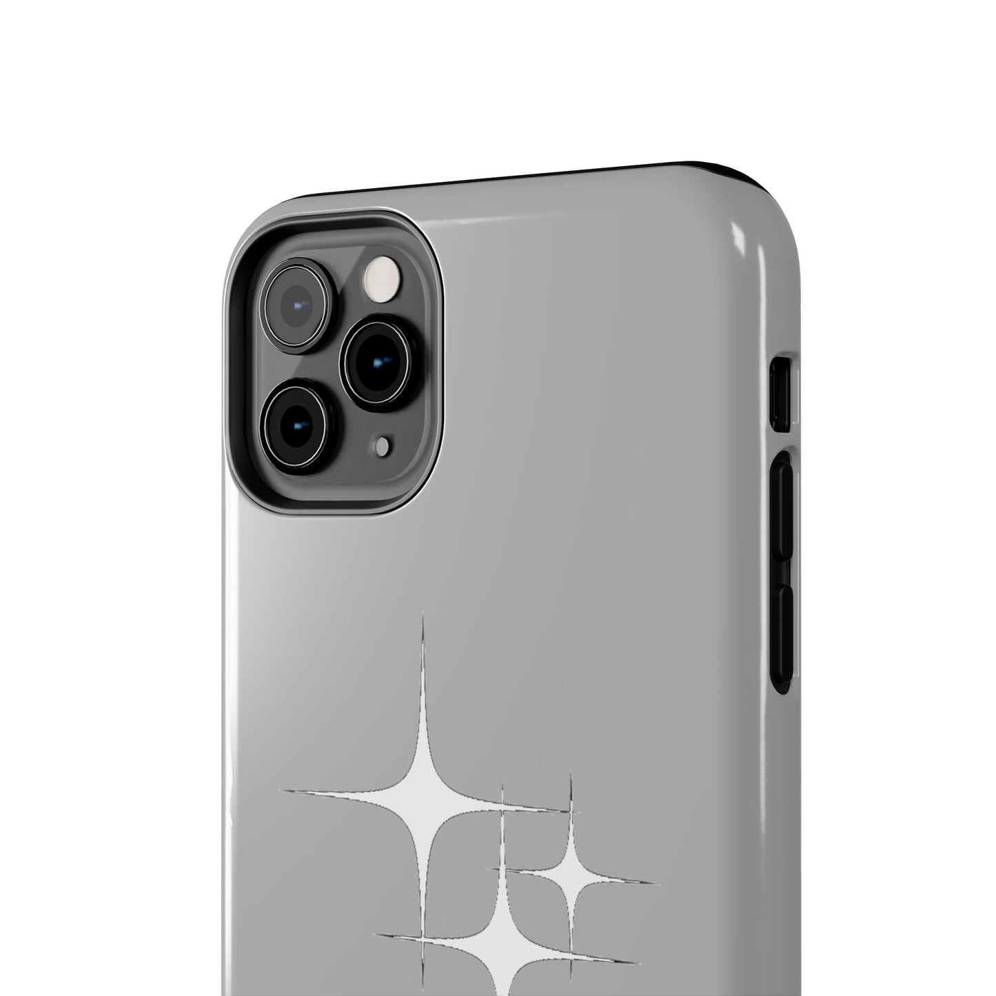 4 Point Star Case Light Grey