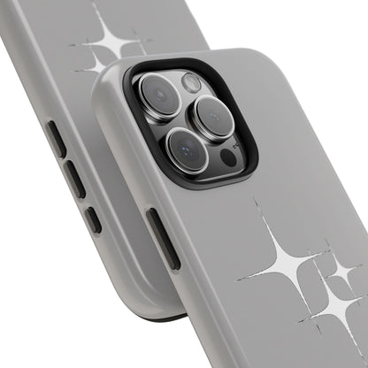 4 Point Star Case Light Grey