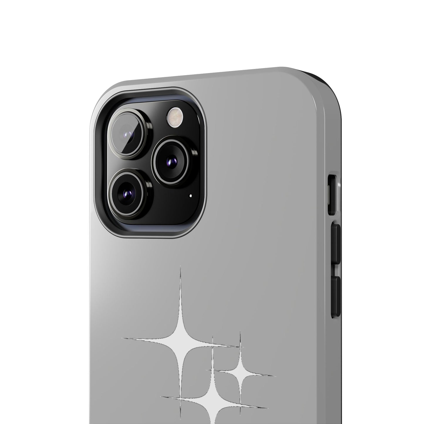 4 Point Star Case Light Grey