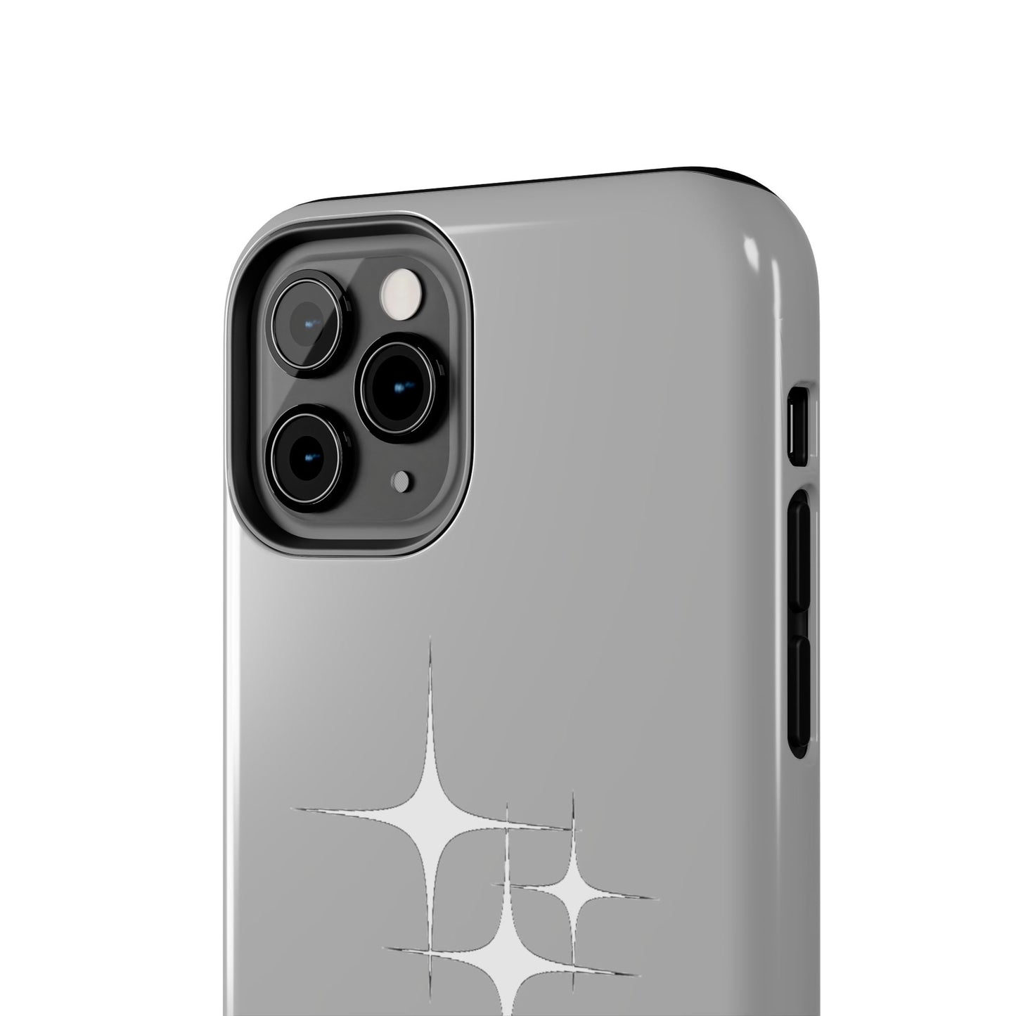 4 Point Star Case Light Grey