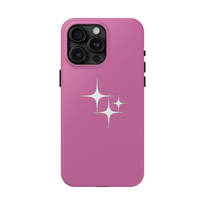 4 Point Star Case Pink