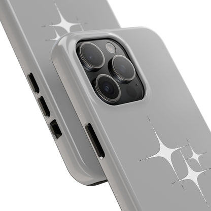 4 Point Star Case Light Grey