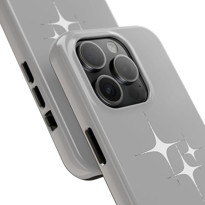 4 Point Star Case Light Grey