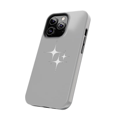 4 Point Star Case Light Grey