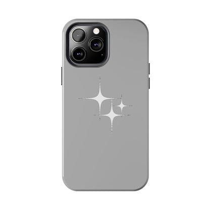 4 Point Star Case Light Grey