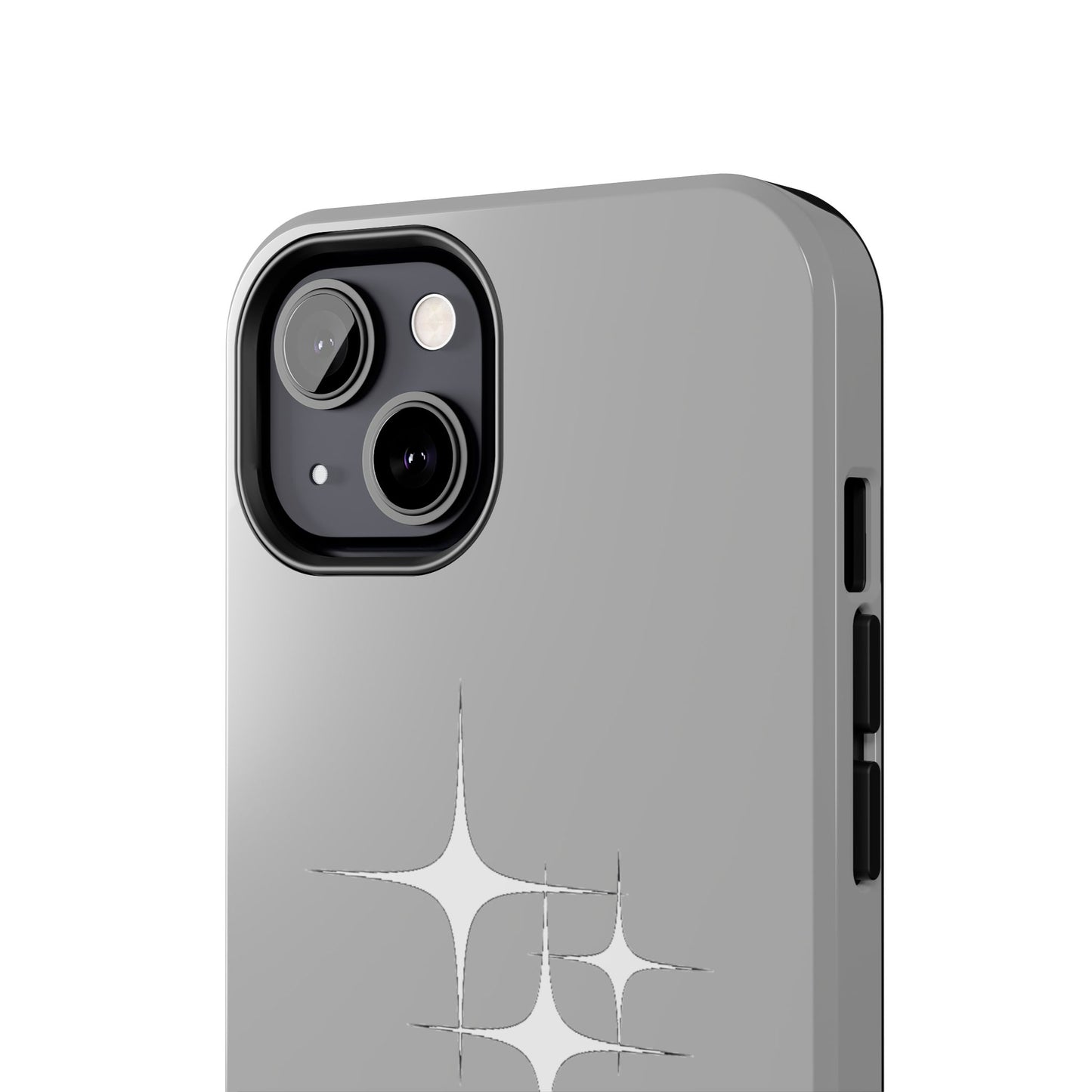 4 Point Star Case Light Grey