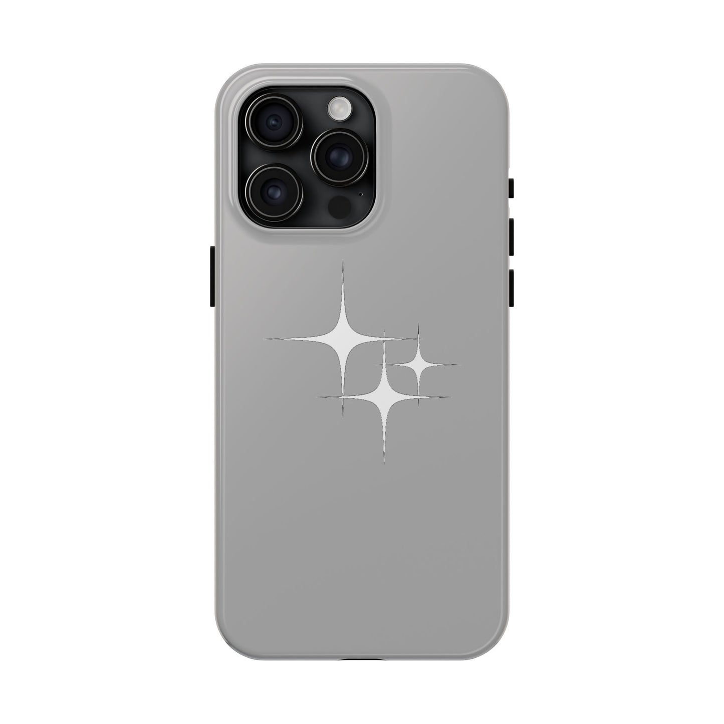 4 Point Star Case Light Grey