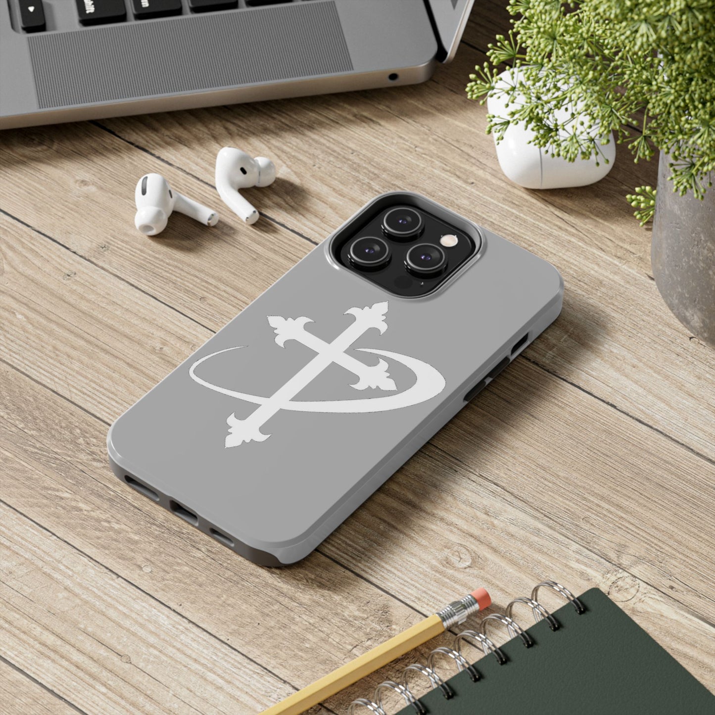 Cross Shooting Star Case Light Grey