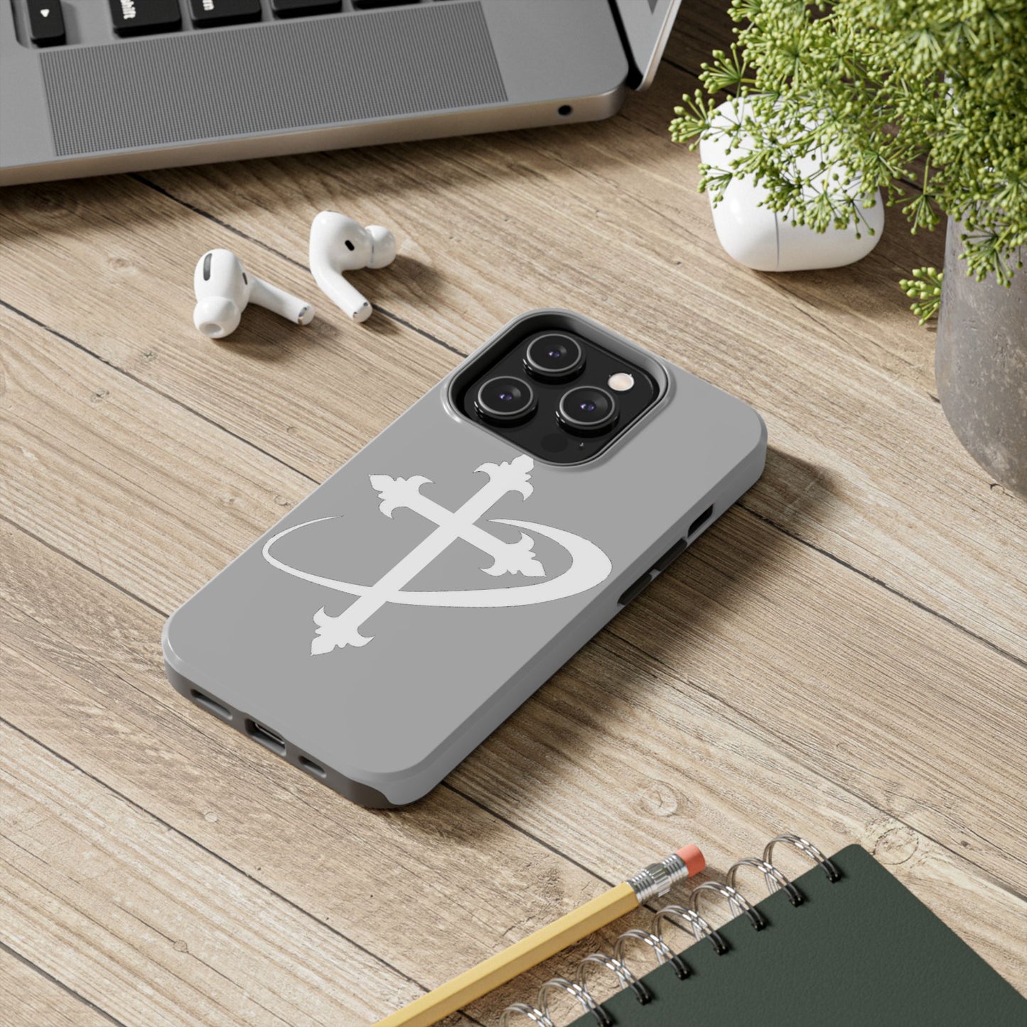 Cross Shooting Star Case Light Grey