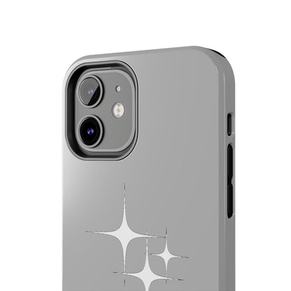 4 Point Star Case Light Grey