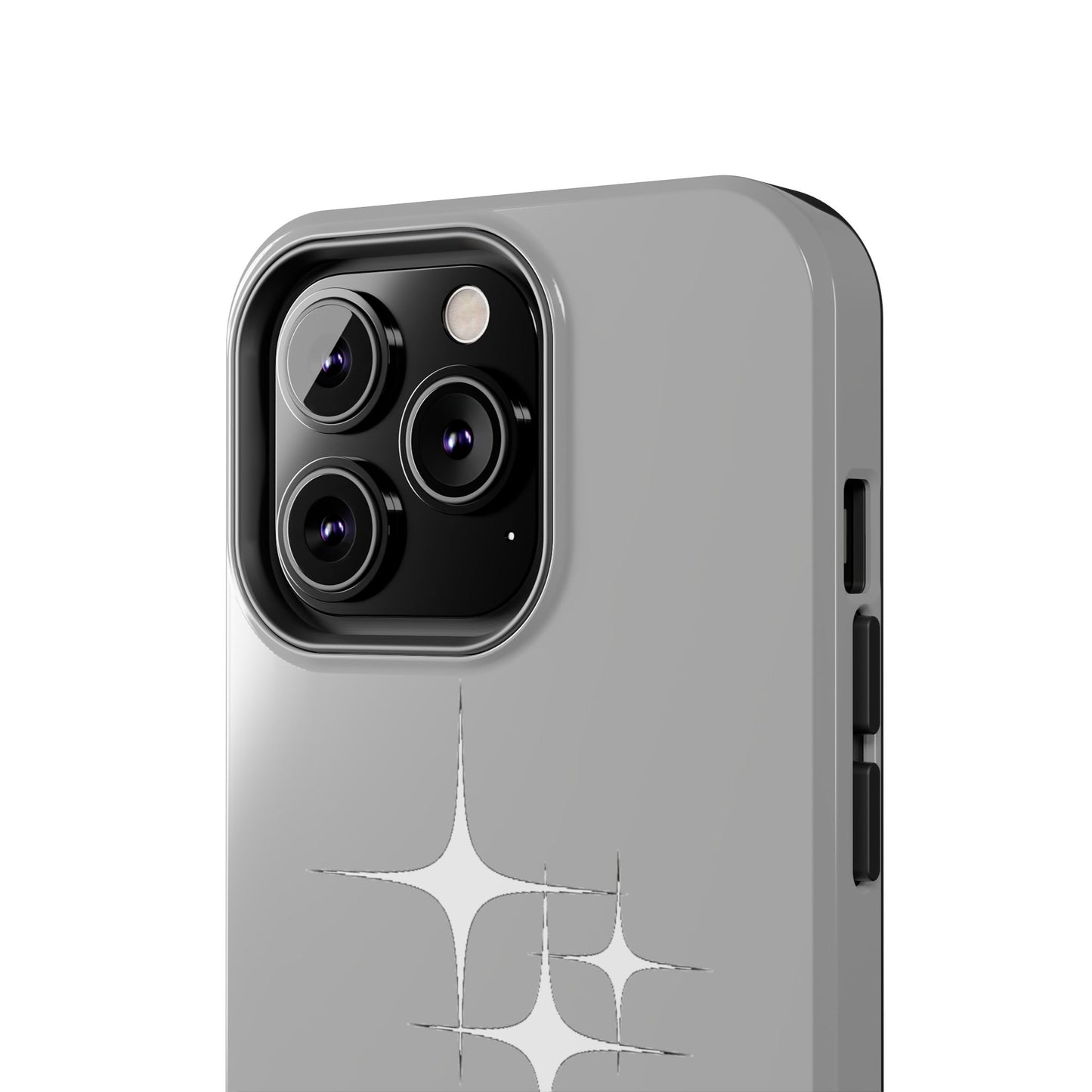 4 Point Star Case Light Grey