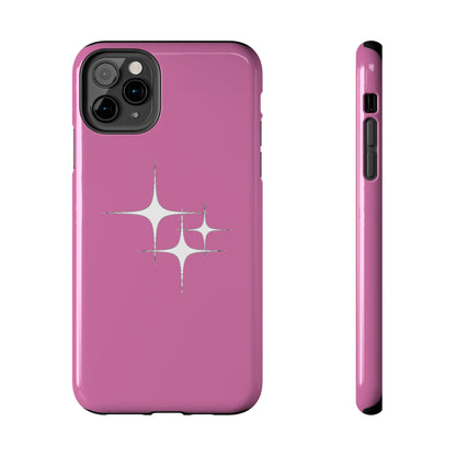 4 Point Star Case Pink