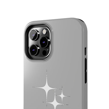 4 Point Star Case Light Grey