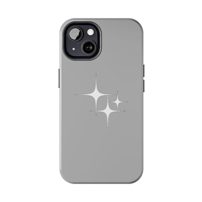 4 Point Star Case Light Grey