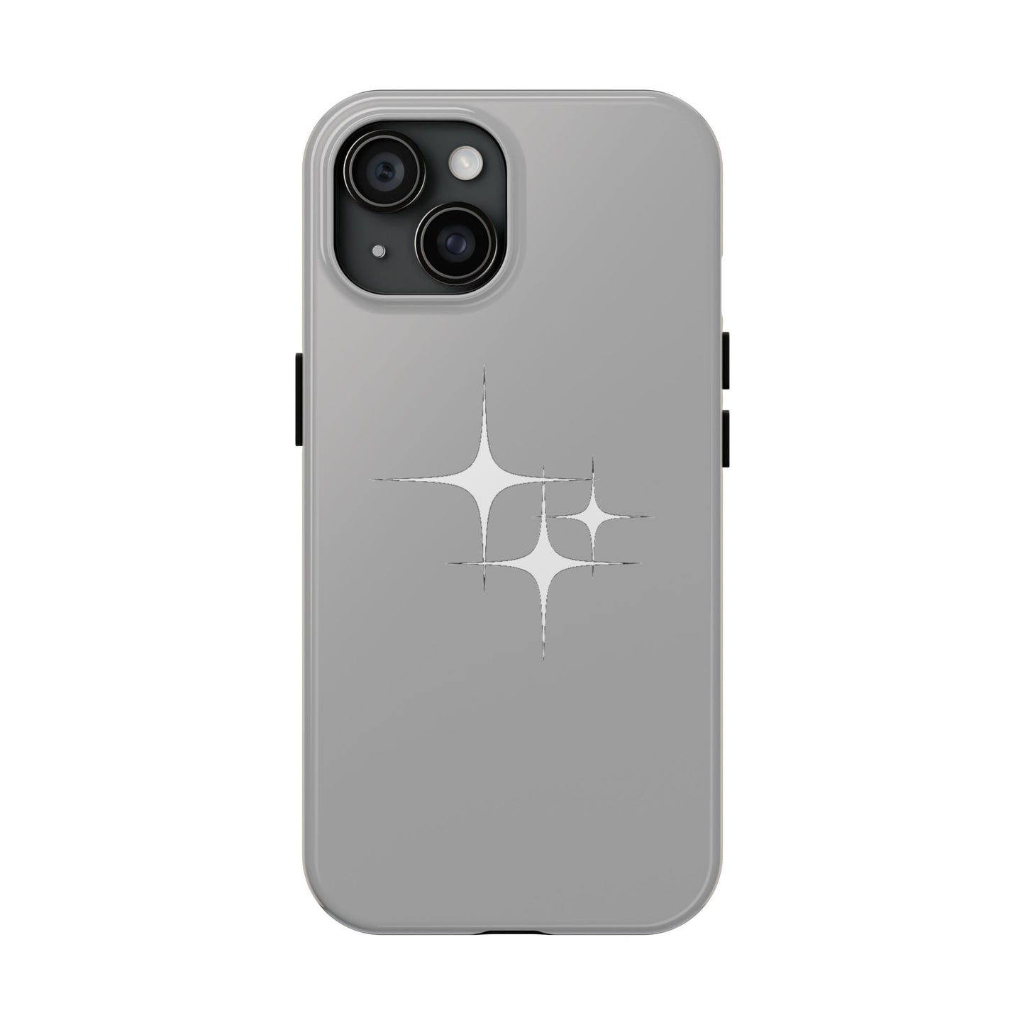 4 Point Star Case Light Grey