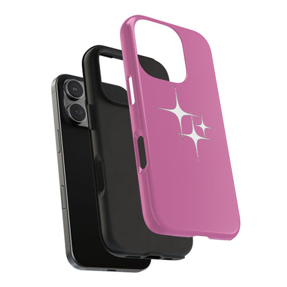 4 Point Star Case Pink