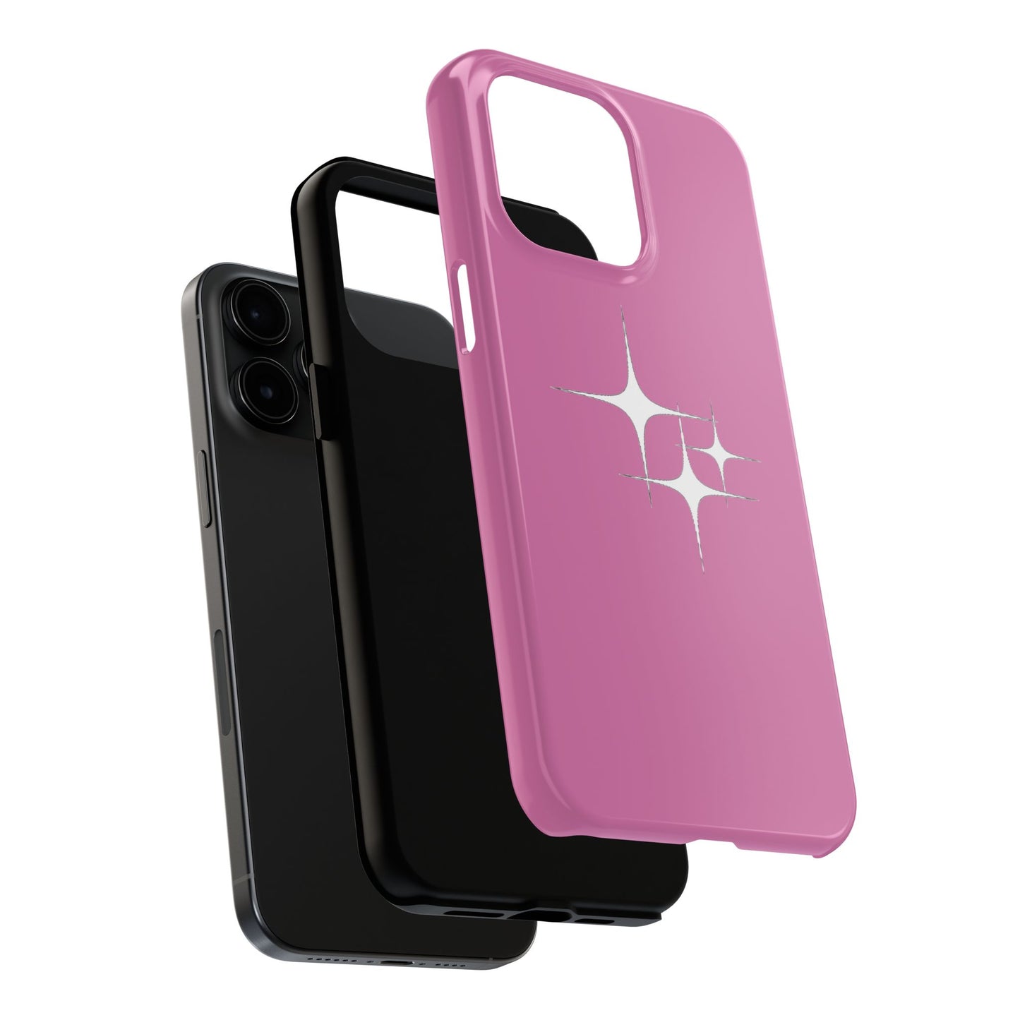 4 Point Star Case Pink