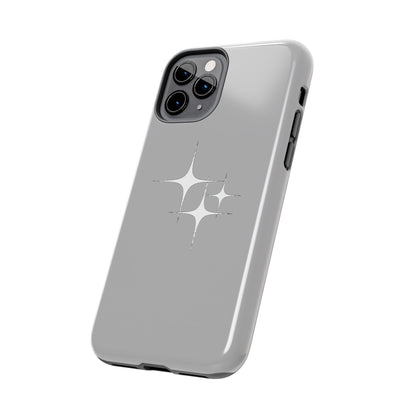 4 Point Star Case Light Grey