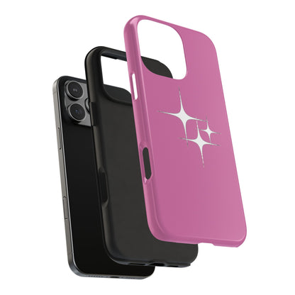 4 Point Star Case Pink