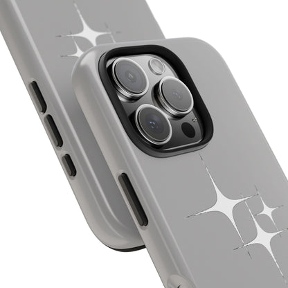 4 Point Star Case Light Grey