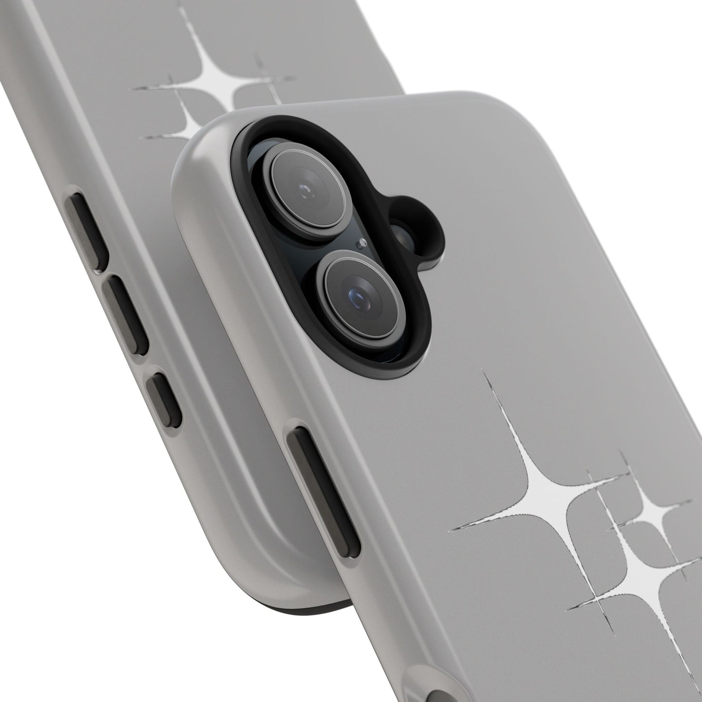 4 Point Star Case Light Grey