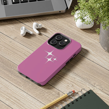 4 Point Star Case Pink