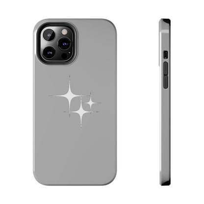 4 Point Star Case Light Grey