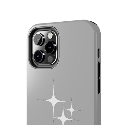 4 Point Star Case Light Grey